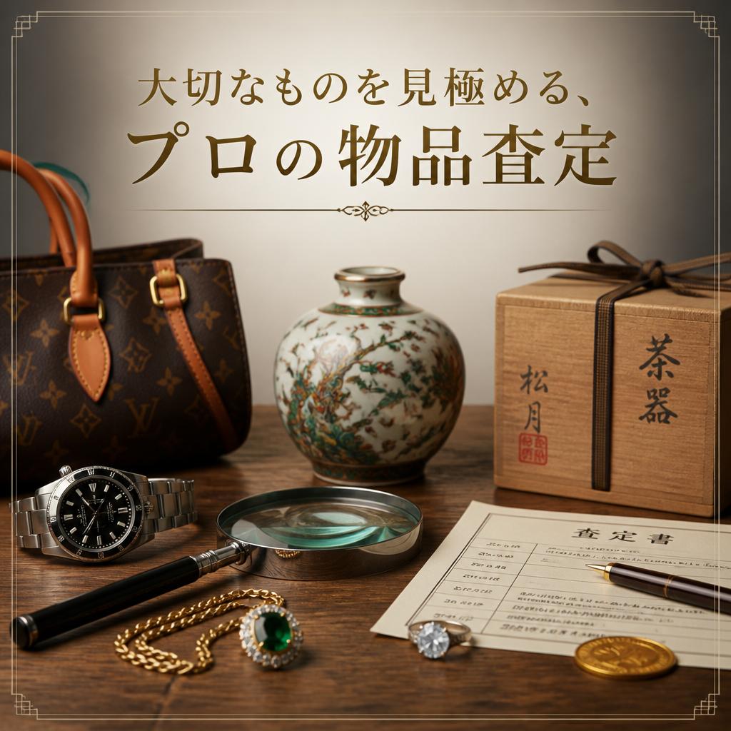 大切なものを見極める、プロの物品査定