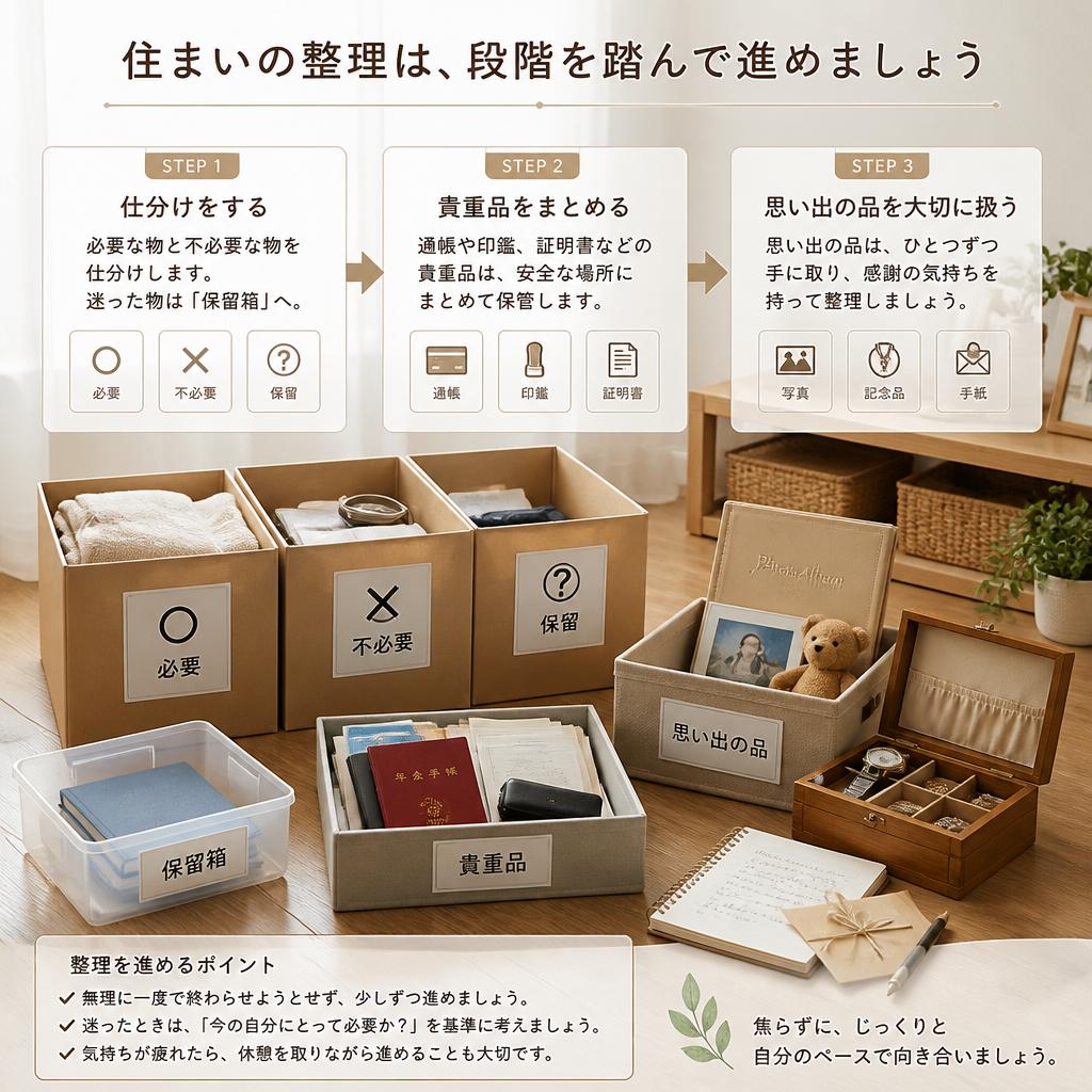 スムーズな住まいの整理法とは？