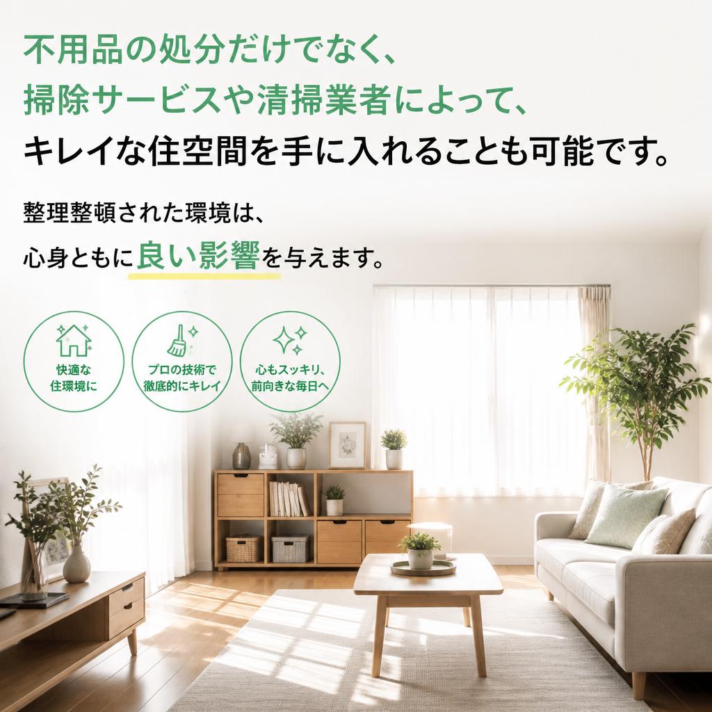 清掃サービスで新しいスタートを