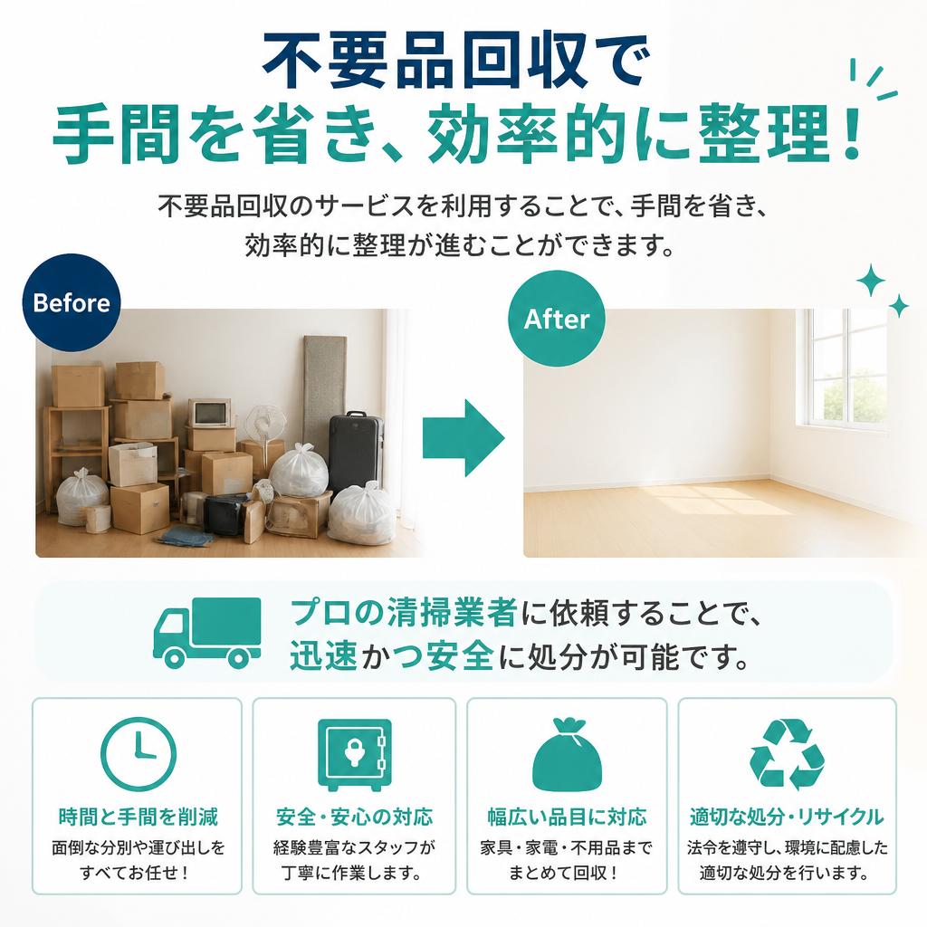 不要品回収のメリット