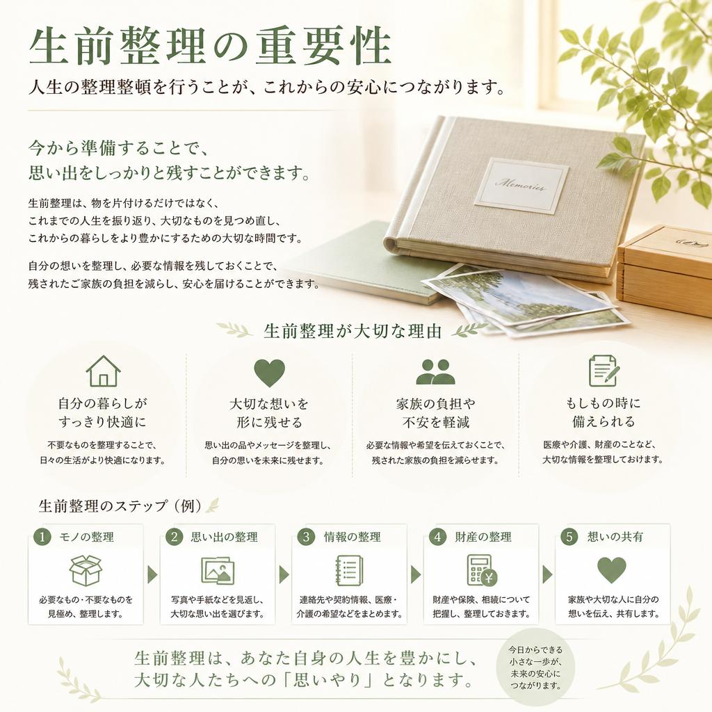生前整理で未来を見据える