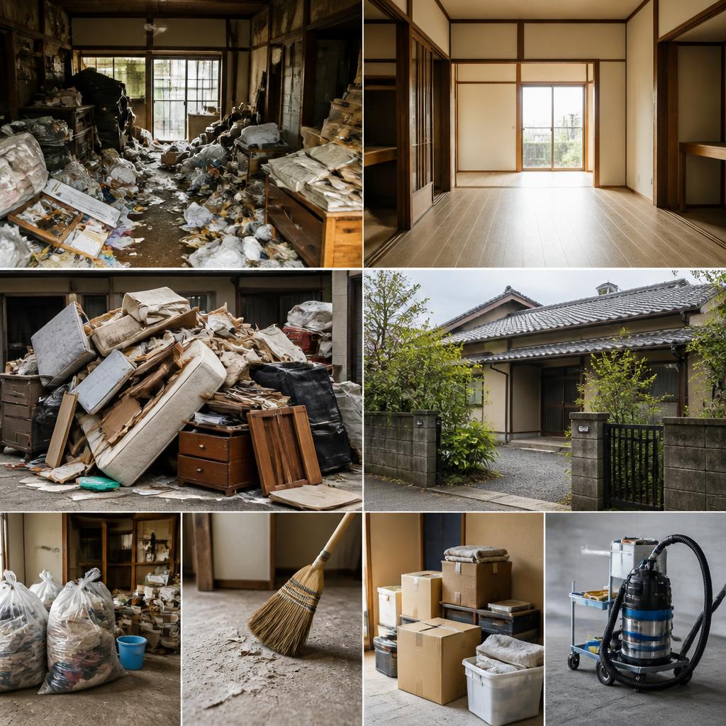 空き家整理からゴミ屋敷片付けまで幅広く対応