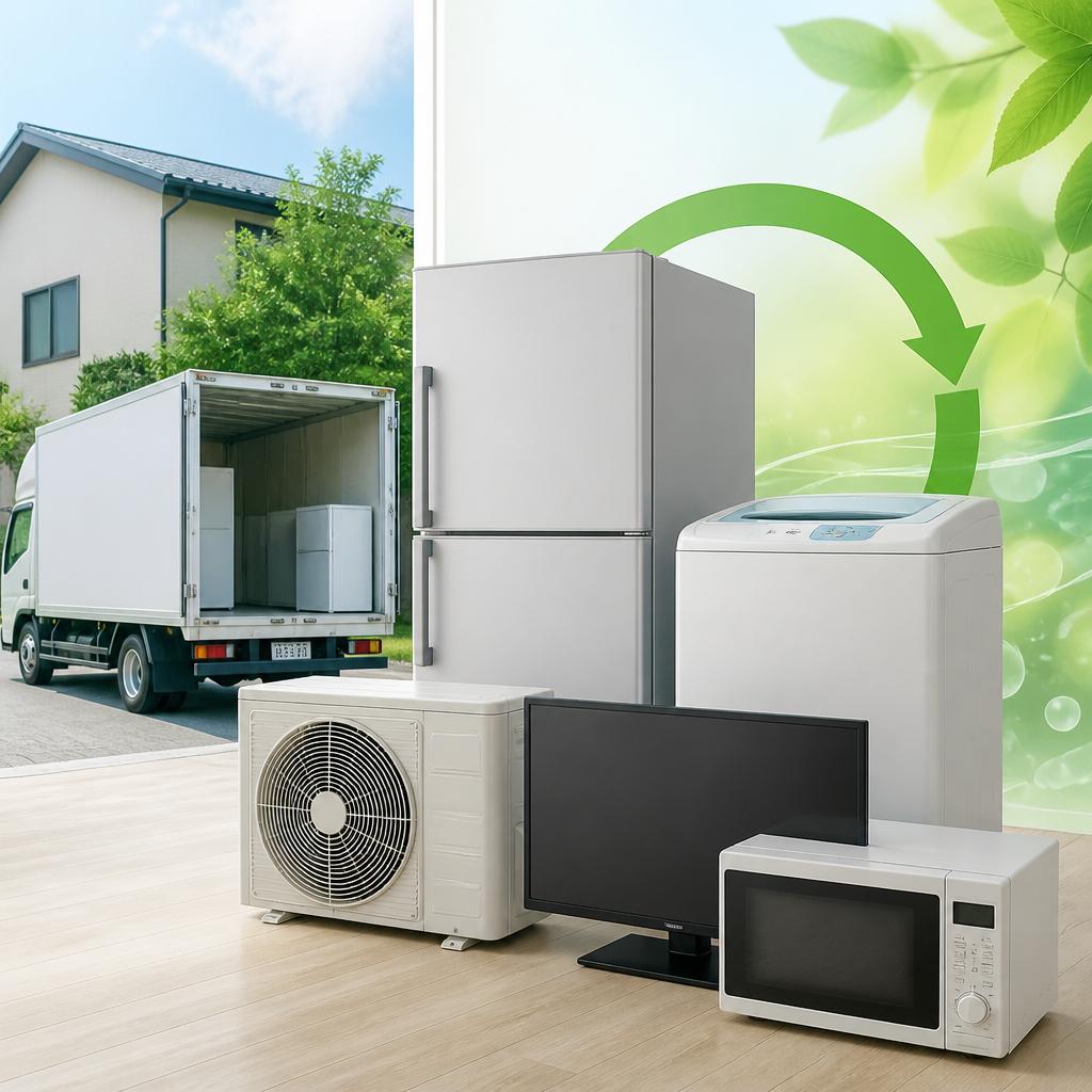 家電の処分をスムーズに