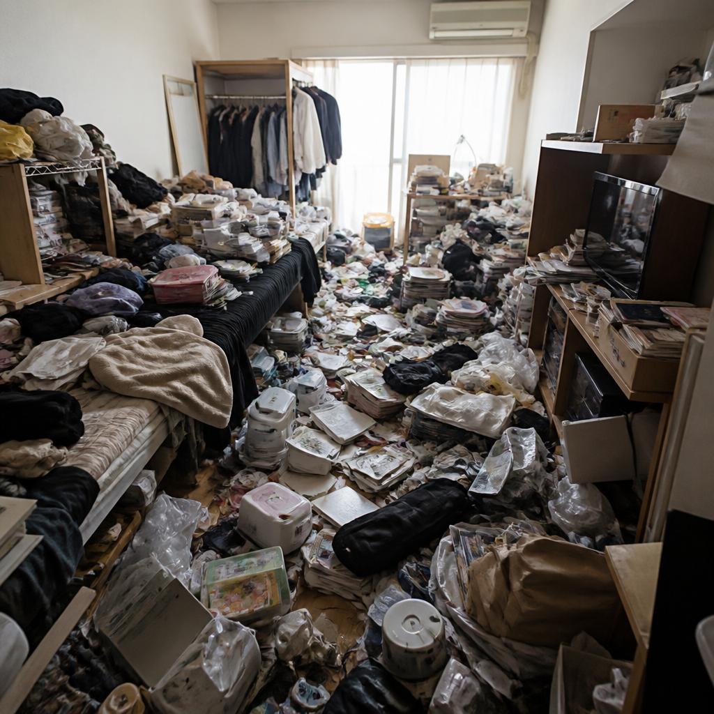 一人暮らしの部屋が足の踏み場もない…自力解決とプロ依頼の境界線