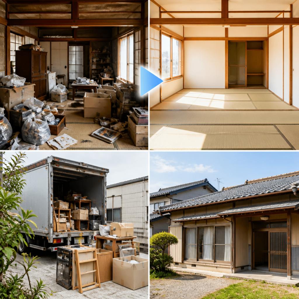 空き家の悩みを解消する、安心の片付けプラン